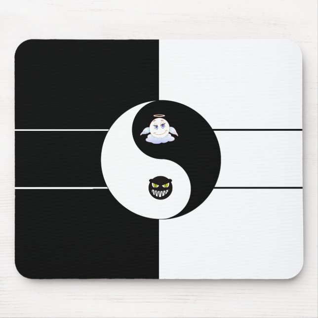 Yin Yang Mouse Pad (Front)
