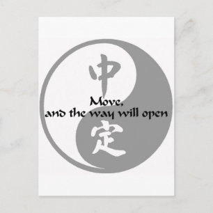 Yin Yang - Move Postcard