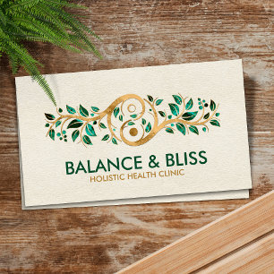 Yin Yang  - Nature Balance Business Card