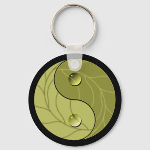 Yin Yang Nature Keychain