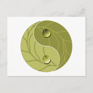 Yin Yang Nature Postcard