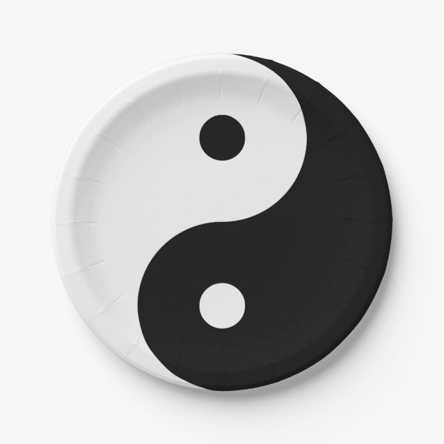 "YIN YANG" PAPER PLATE (Front)