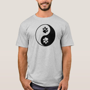 Yin Yang Paw (Custom Colours) T-Shirt