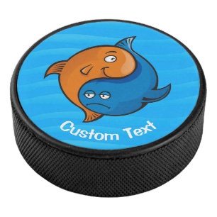 Yin Yang Poisson Cartographie Hockey Puck