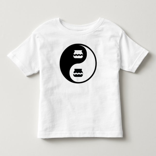 Yin Yang Pottery Toddler T-shirt (Front)