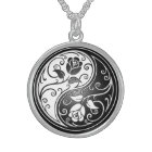 Yin Yang Roses, black