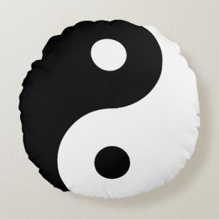 Yin Yang Round Pillow