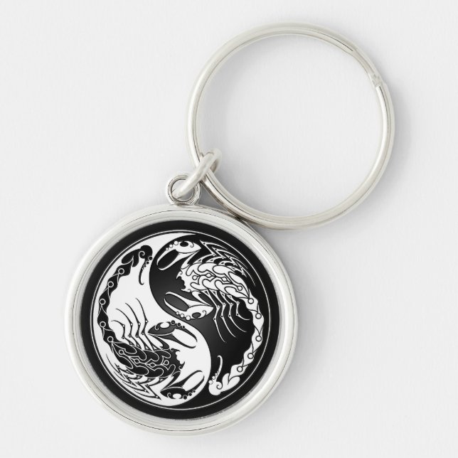 Yin Yang Scorpions Keychain (Front)