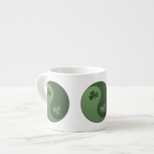 Yin Yang Shamrocks Espresso Cup