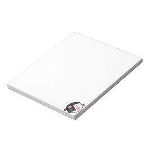 Yin Yang Sleeping Cats In Black And White  Notepad