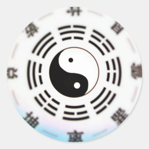 Yin Yang Spirit Classic Round Sticker