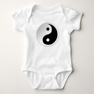 Yin Yang Symbol Baby Bodysuit