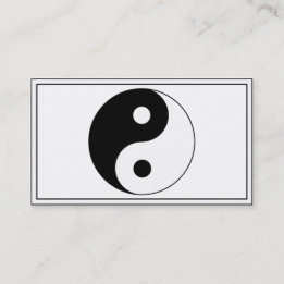 Yin / Yang Symbol Business Card