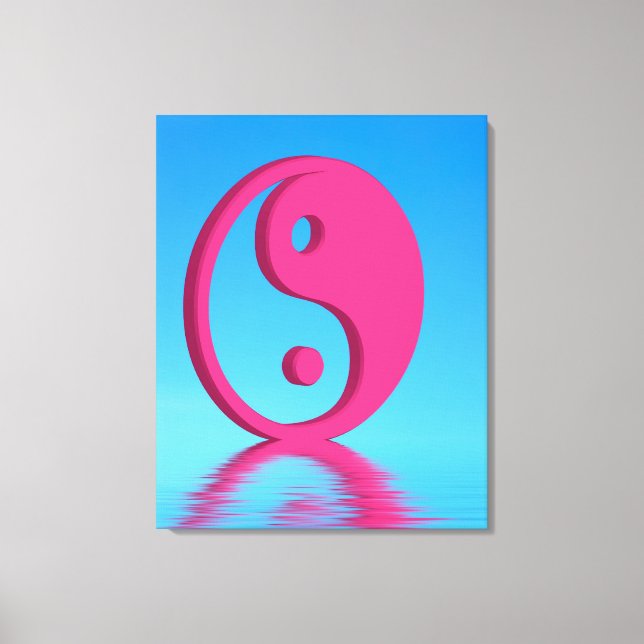 Yin Yang symbol Canvas Print (Front)