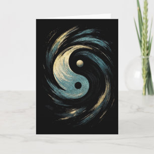 Yin Yang Symbol  Card