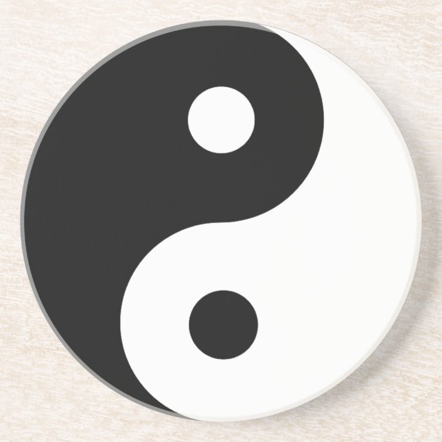 Yin / Yang Symbol Coaster (Front)