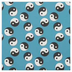 Yin Yang Symbol Fabric