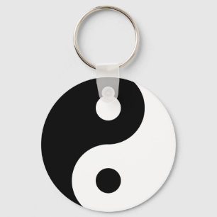 Yin Yang Symbol Keychain