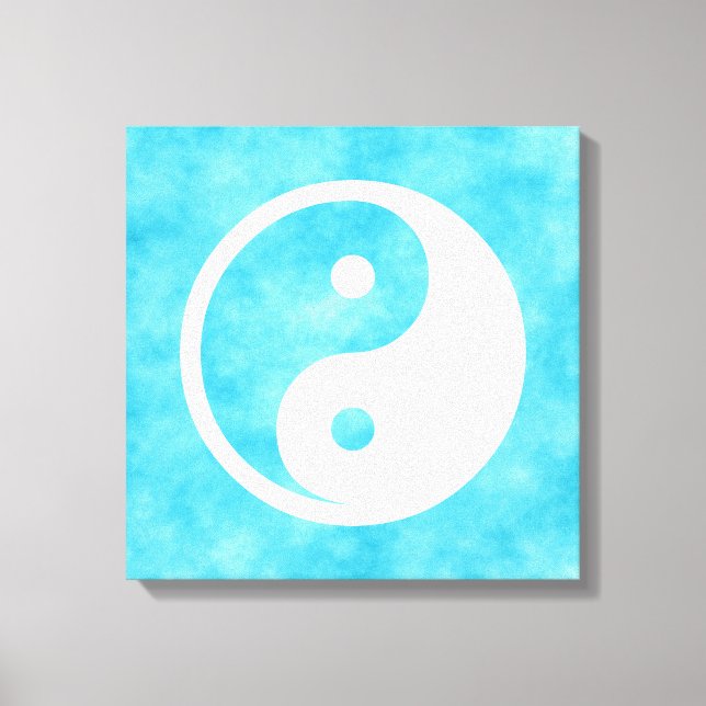 Yin Yang Symbol - solid tattoo design 2 Canvas Print (Front)