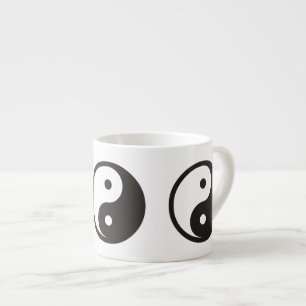 Yin Yang Symbol - solid tattoo design Espresso Cup