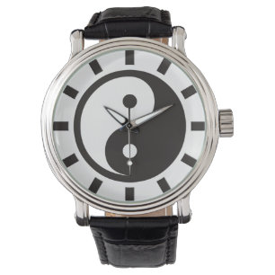 Yin Yang Symbol - solid tattoo design Watch