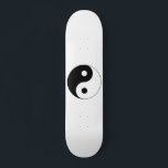Yin Yang Symbol Spiritual Skateboard<br><div class="desc">Black and white Yin Yang symbol. Simple but powerful balance symbol of Taoism.</div>