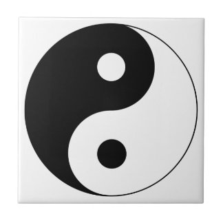 Yin Yang Symbol Spiritual Tile