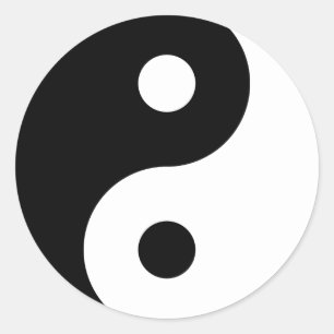Yin Yang Symbol Sticker