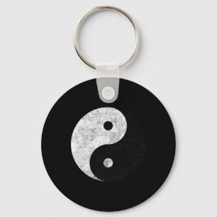 Yin Yang Symbol Tao Taijitu Yoga Peace Love  Keychain