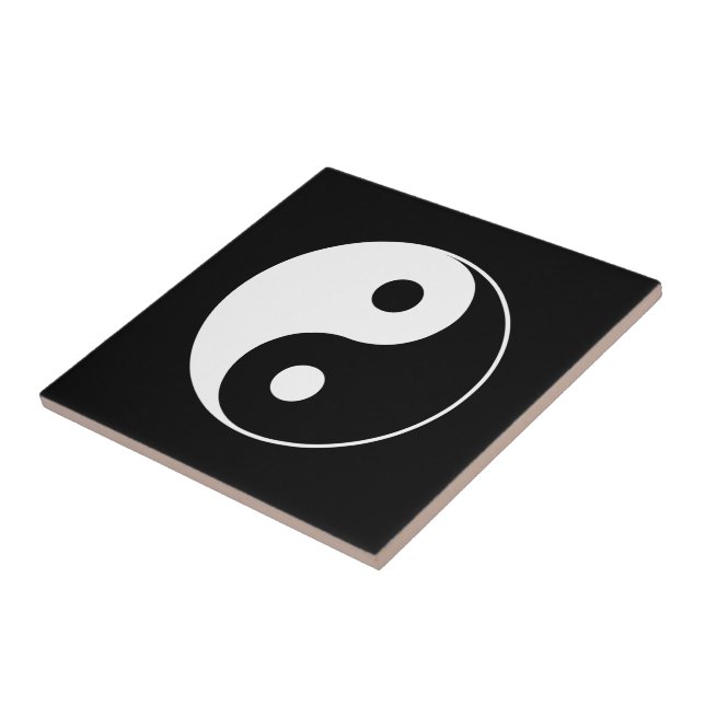 Yin Yang Symbol Tile (Side)