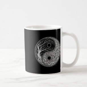 Yin Yang Symbol Tree Of Life, Tai Chi, Qigong, Yog Coffee Mug