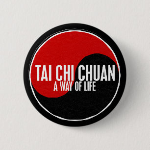 Yin Yang Tai Chi Chuan 1 2 Inch Round Button