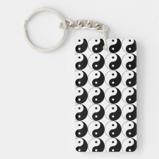 Yin Yang Tai Ji Chinese Symbol Acrylic Keychain