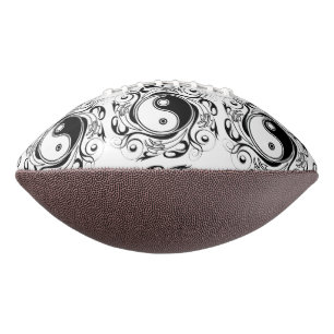 Yin Yang Tattoo Ornamental Style Football
