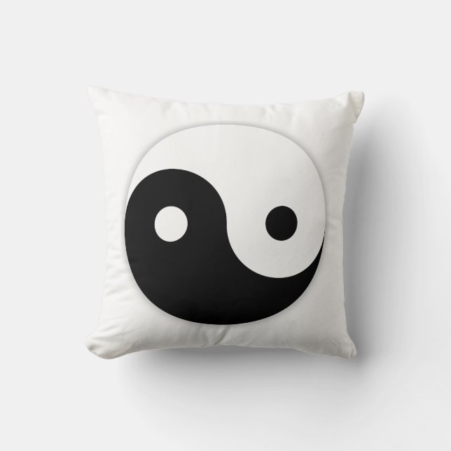 Yin Yang Throw Cushion (Front)