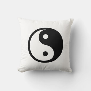 Yin Yang Throw Pillow