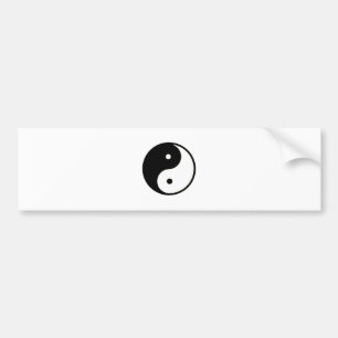 Yin Yang transp The MUSEUM Zazzle Gifts Bumper Sticker