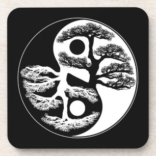 Yin Yang Tree Coaster