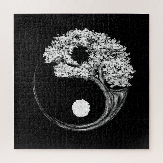 Yin Yang Tree Jigsaw Puzzle (Vertical)