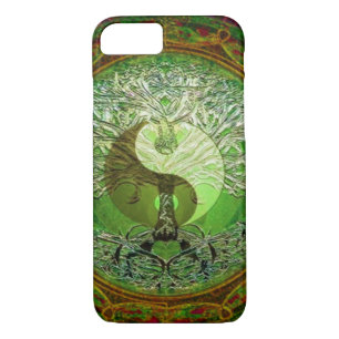 Yin Yang Tree of Life Green Case-Mate iPhone Case