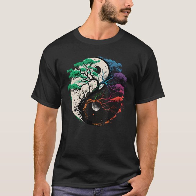 Yin Yang Tree of Life T-Shirt (Front)