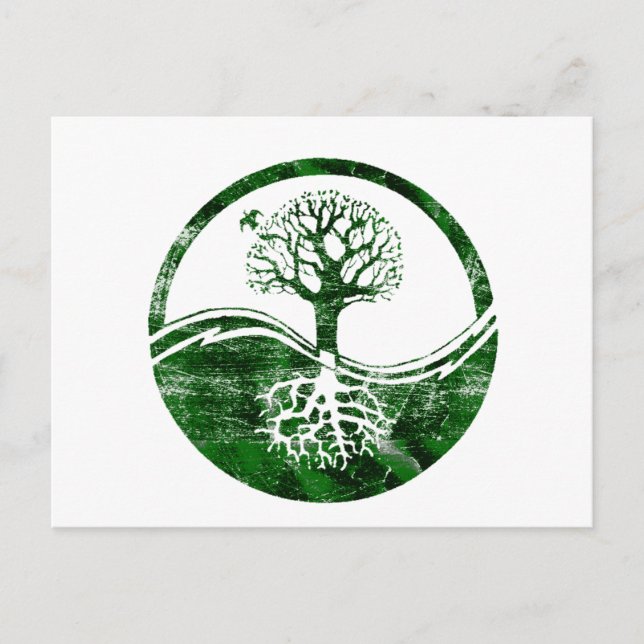 Yin Yang Tree Postcard (Front)