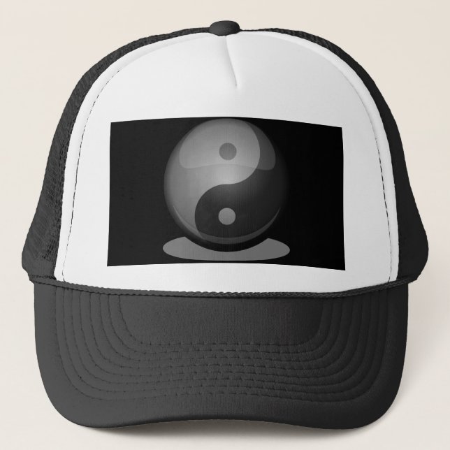 Yin yang trucker hat (Front)