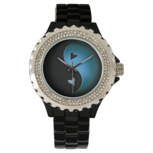 yin yang - turquoise watch