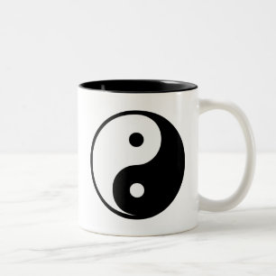 Yin Yang Two-Tone Coffee Mug