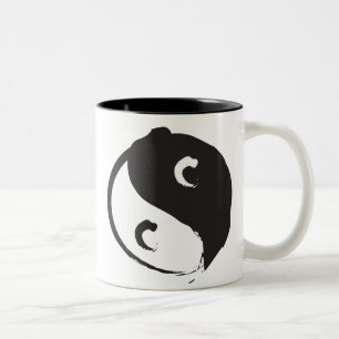 Yin Yang Two-Tone Coffee Mug