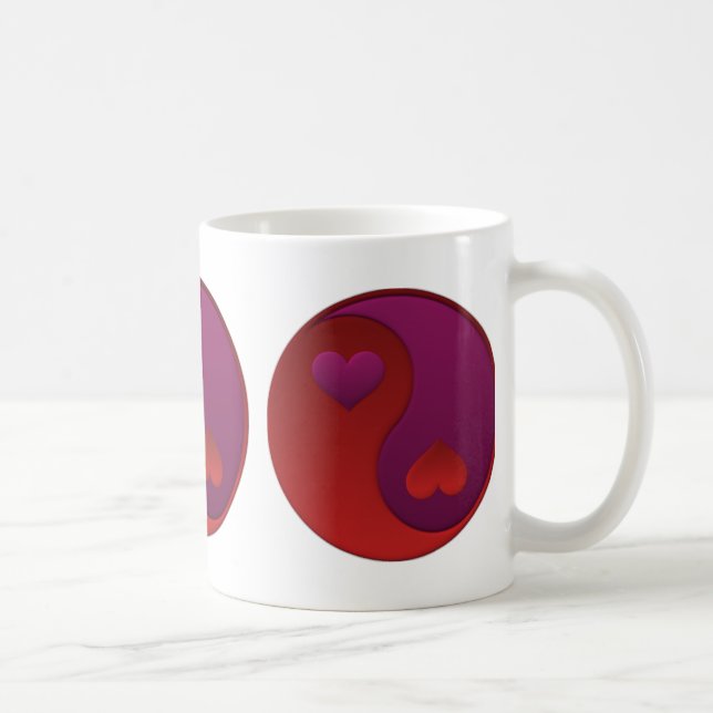 Yin Yang Valentine Mug (Right)