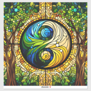 Yin Yang Vinyl Sticker