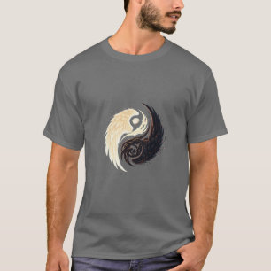 Yin-Yang Wing Emblem T-Shirt – Dark Fantasy