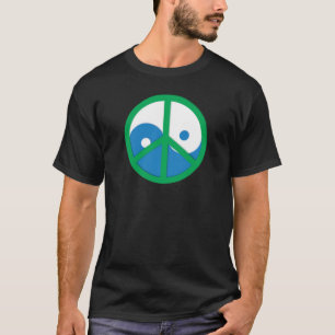 Yin-Yang with Peace sign T-Shirt